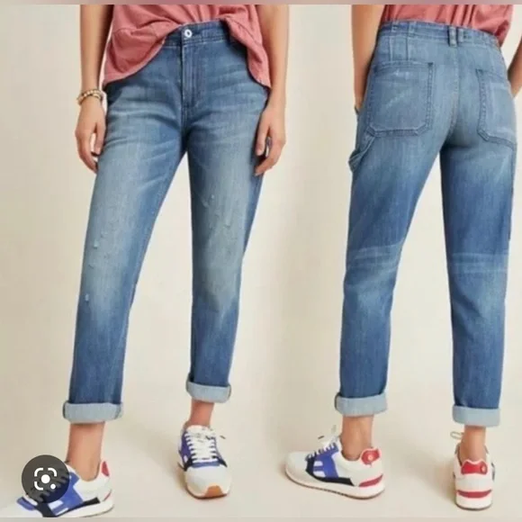 Anthropologie Pilcro Relaxed carpenter jeans size 26 - Picture 1 of 8